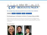 city-bestattungen.de Webseite Vorschau