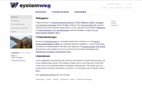 systemweg.de Webseite Vorschau