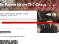 cnc-bearbeitung-schaeler.de Webseite Vorschau