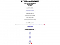 code-a-phone.de Webseite Vorschau