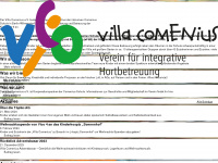 villa-comenius.de Webseite Vorschau