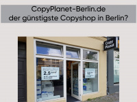 copyplanet-berlin.de Webseite Vorschau