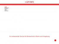 copyrex.com Webseite Vorschau