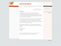 ergonomic.de Webseite Vorschau