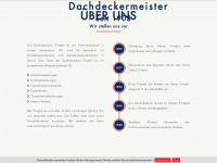 dachdecker-friedel.de Webseite Vorschau