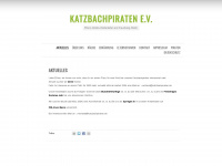 katzbachpiraten.de Webseite Vorschau
