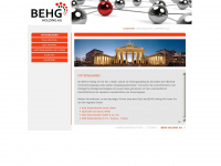 behg-ag.com Webseite Vorschau