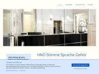 hno-stimme-sprache-gehoer.de Webseite Vorschau