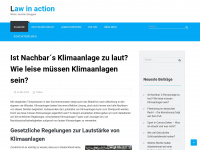 law-in-action.de Webseite Vorschau