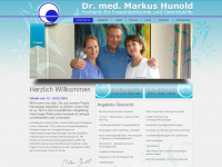 dr.hunold.info Webseite Vorschau