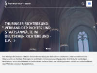 thueringer-richterbund.de Webseite Vorschau