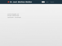 dr-mathiaswalden.de Webseite Vorschau