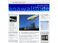 anawalto.de Webseite Vorschau