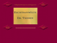 dr-theben.de Webseite Vorschau
