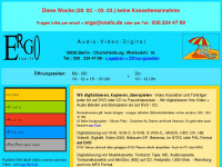 dvd-produktion-berlin.de Webseite Vorschau