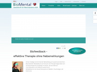 biomental.de Webseite Vorschau
