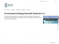 baustatik-baupraxis.de Webseite Vorschau
