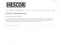 hescor.de Webseite Vorschau