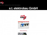 et-elektrobau.de Webseite Vorschau