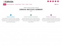 eurasia-institute.com Webseite Vorschau