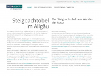 steigbachtobel.de Webseite Vorschau