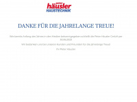 haeusler.at Webseite Vorschau