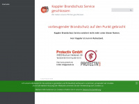 kappler-brandschutz.de Webseite Vorschau