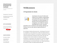 attachments-processor.de Webseite Vorschau