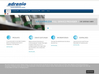 adrenio.com Webseite Vorschau