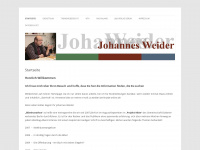 johannes-weider.de Webseite Vorschau