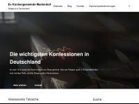 ev-kirchengemeinde-mariendorf.de Webseite Vorschau