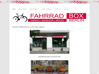 fahrradbox.com Webseite Vorschau