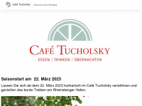 tucholsky-cafe.de Webseite Vorschau