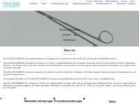fehling-instruments.de Webseite Vorschau