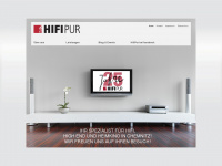 hifi-pur.de Webseite Vorschau