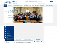 senat.cz Webseite Vorschau