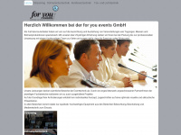 for-you-events.de Webseite Vorschau