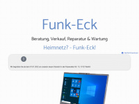 funk-eck.de Webseite Vorschau