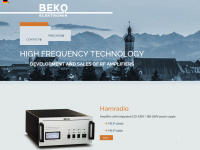beko-elektronik.de Webseite Vorschau