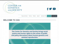 geneticsandsociety.org Webseite Vorschau