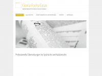 gloria-fochs.de Webseite Vorschau