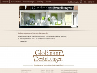 glossmann-bestattungen.de Webseite Vorschau