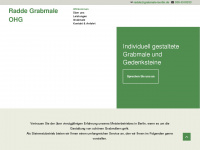 grabmale-berlin.de Webseite Vorschau