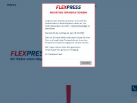 flexpress-kurierdienst.de Webseite Vorschau