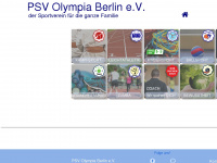 psv-olympia.net Webseite Vorschau