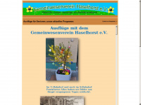 gemeinwesenvereinhaselhorst.de Webseite Vorschau