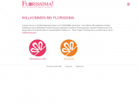 florissima.de Webseite Vorschau