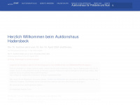hadersbeck-auktionen.com Webseite Vorschau