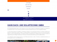 hahn-dachdeckerei.de Webseite Vorschau