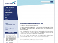servico-hdg.de Webseite Vorschau